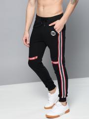 Kook N Keech Marvel Men Black Solid Track Pants