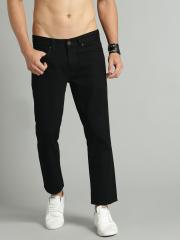 Roadster Men Black Slim Fit Mid-Rise Clean Look Jeans