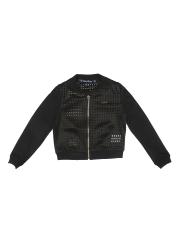 Allen Solly Junior Girls Black Cut-Out Bomber