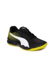 Puma Boys Black Badminton Shoes