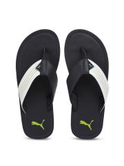 Puma Men Black Solid Thong Flip-Flops