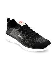 Lee Cooper Men Black & Grey Running Shoes