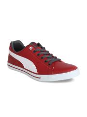 Puma Men Red Colourblocked Sneakers