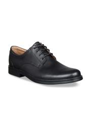 Clarks Men Black Derbys