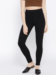 Vero Moda Women Black Solid Jeggings