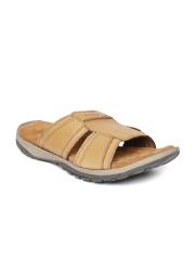 Woodland Men Camel Brown Comfort Sandals