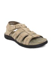 Woodland Men Khaki Comfort Sandals