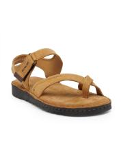 Woodland ProPlanet Men Tan Brown Leather Comfort Sandals