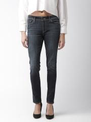 Levis Women Blue Skinny Fit Mid-Rise Jeans 711