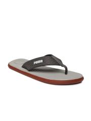 Puma Men Grey Solid Thong Flip-Flops