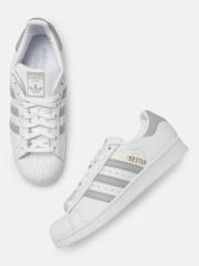 ADIDAS Originals Women White SUPERSTAR Leather Sneakers