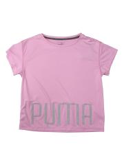 Puma Girls Pink Printed Round Neck Explosive Tee G T-shirt