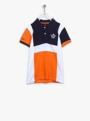 Gini and Jony Boys Orange & Navy T-Shirt