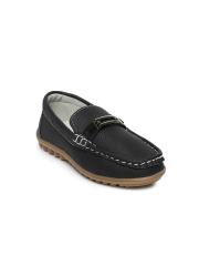 Kittens Boys Black Loafers