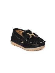 Kittens Boys Black Loafers