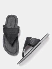 Roadster Men Charcoal Grey Comfort Sandals