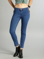 Roadster Women Blue Solid Denim Jeggings