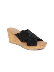 Catwalk Women Black Solid Wedges