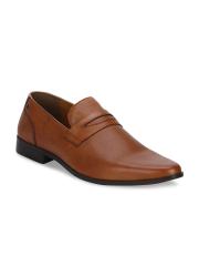 Red Tape Men Tan Formal Leather Loafers