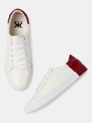 Kook N Keech Men White Sneakers