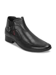 Red Chief Men Black Formal Leather Boots