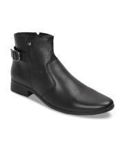 Red Chief Men Black Formal Leather Boots