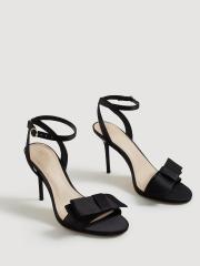 MANGO Women Black Solid Stilettos