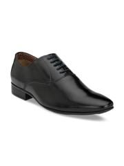 Alberto Torresi Men Black Leather Formal Shoes