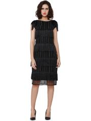 Vero Moda Women Black Sheath Dress