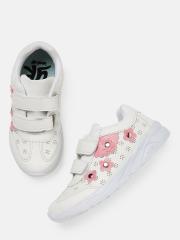 YK Girls White Sneakers