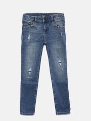 GAP Girls' Superdenim Super Skinny Jeans in Destruction with Fantastiflex