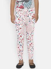 GAP Girls' Multicoloured Print Leggings in Soft Terry