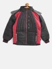 Fort Collins Boys Black Colourblocked Padded Jacket