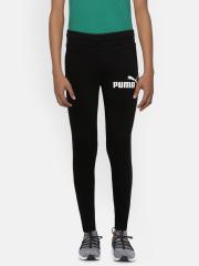 Puma Boys Black Solid Joggers