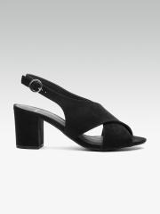 DOROTHY PERKINS Women Black Solid Heels