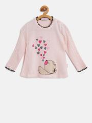 Wingsfield Girls Pink Printed Pullover