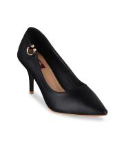 SHUZ TOUCH Women Black Solid Pumps