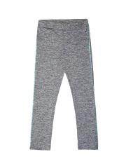 Allen Solly Junior Girls Grey Melange Solid Leggings