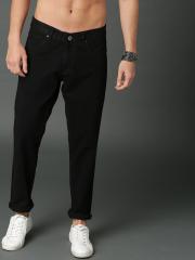 Roadster Men Black Slim Fit Mid-Rise Clean Look Jeans