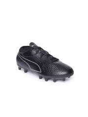 Puma Boys Black One 4 Syn Firm Ground Printed Football Shoes