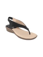 Inc 5 Women Black Solid Wedges