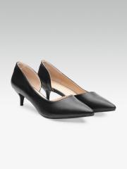 Carlton London Women Black Solid Pumps