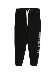 Allen Solly Junior Boys Black Solid Joggers