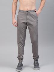 HRX by Hrithik Roshan Men Grey Solid Joggers