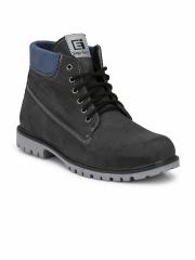 Eego Italy Men Black Flat Boots