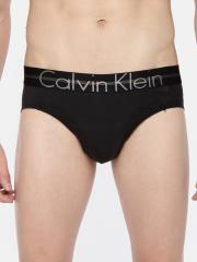 Calvin Klein Underwear Men Black Solid Briefs NB1482001