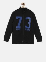 Pepe Jeans Boys Black Printed Sweatshirt