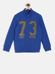 Pepe Jeans Boys Blue Printed Sweatshirt