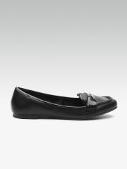 Dune London Women Black Solid Ballerinas