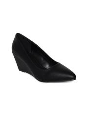 Allen Solly Women Black Solid Pumps